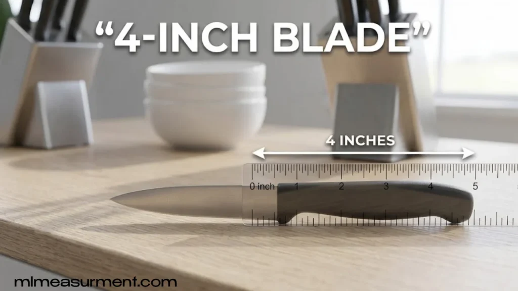 4 Inches Long Paring Knife Blade