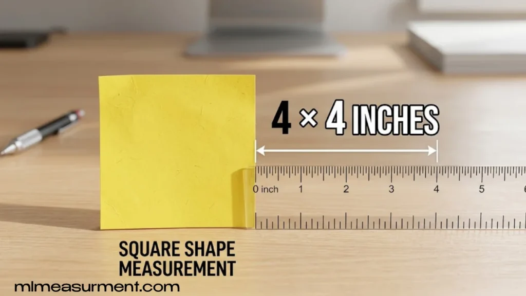 4 Inches Long Standard Sticky Note