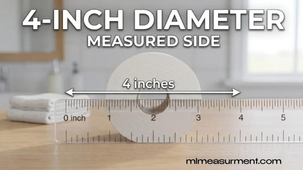 4 Inches Long Toilet Paper Roll