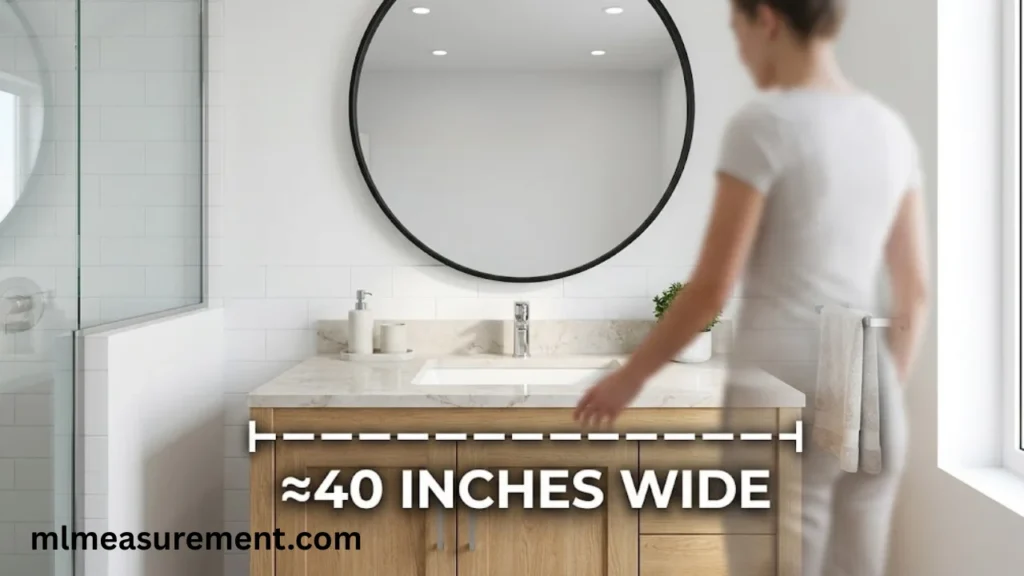 40 Inches Bathroom Vanity