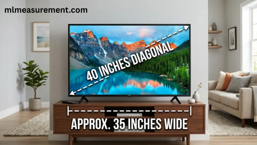 40 Inches Flat-Screen TV