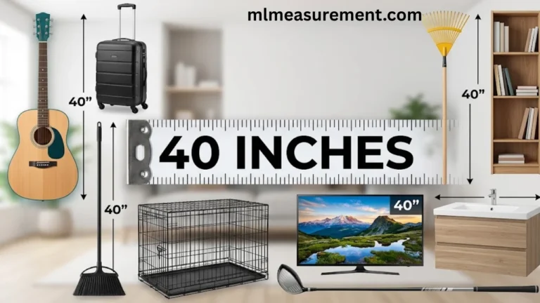 40 Inches Long: 15 Real-Life Size Comparisons You Can Easily Visualize