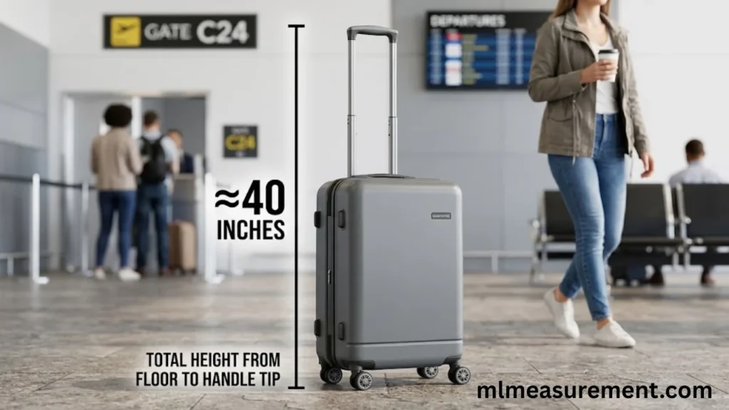 40 Inches Rolling Carry-On Suitcase