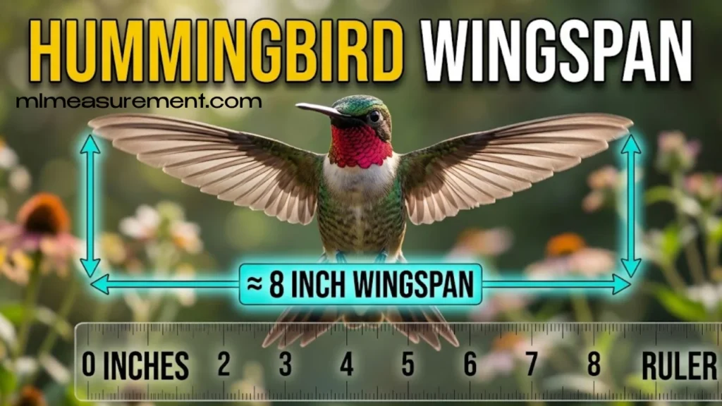 8 Inches Hummingbird Wingspan