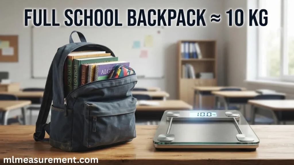 10 kg Stuffed School Backpack