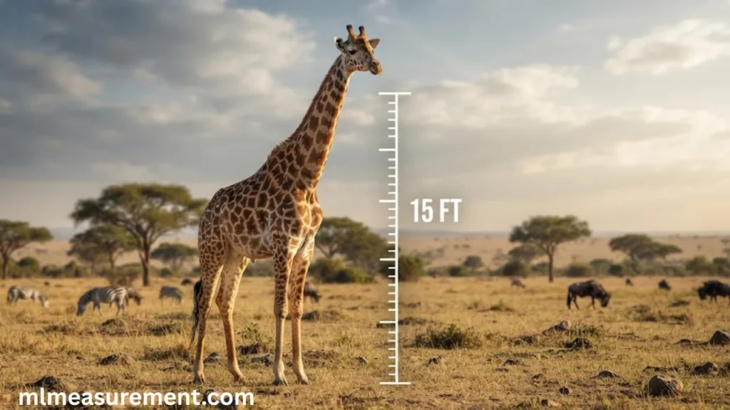 15 feet Giraffe Comparison