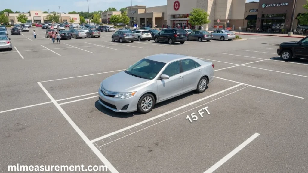 15 feet Standard Parking Space