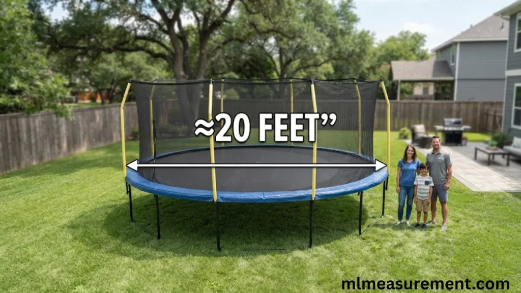 20 feet Large Backyard Trampoline