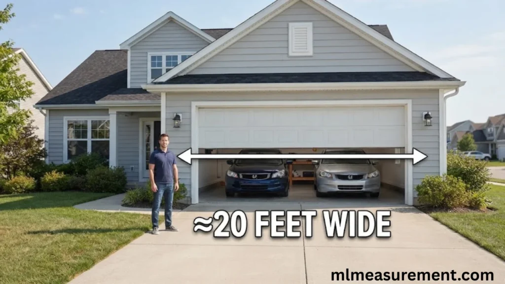 20 feet Two-Car Garage
