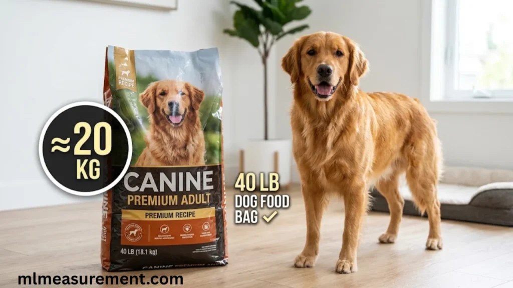 20 kg Large Bag of Dog Food