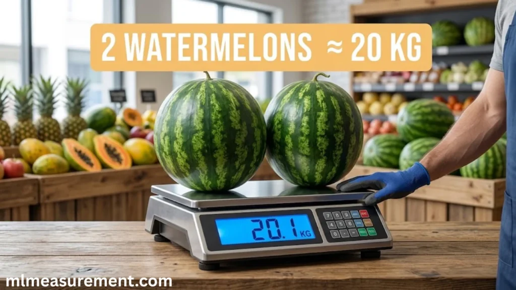 20 kg Two Large Watermelons