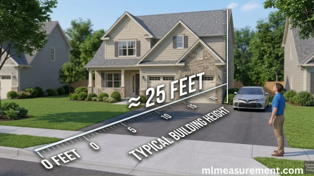 25 feet Two-and-a-Half-Story Building