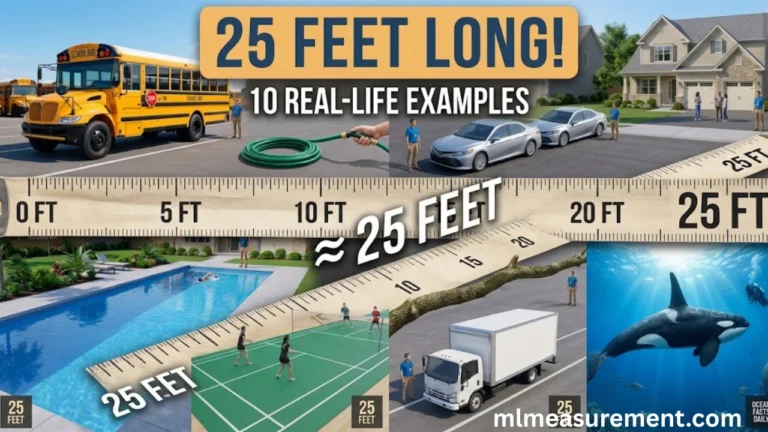 25 Feet Long: 10 Real-Life Things That Measure About 25 Feet