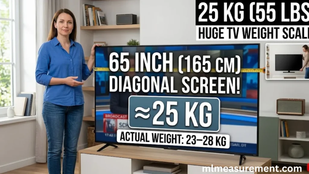 _25 kg 65-inch Flat-Screen TV