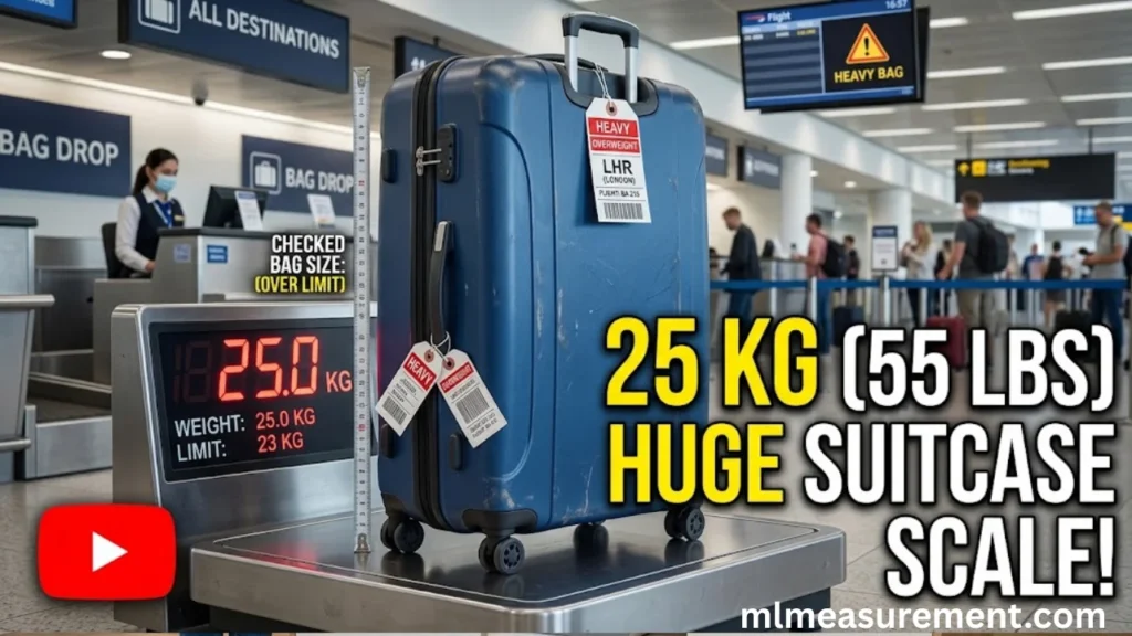 _25 kg Packed International Suitcase