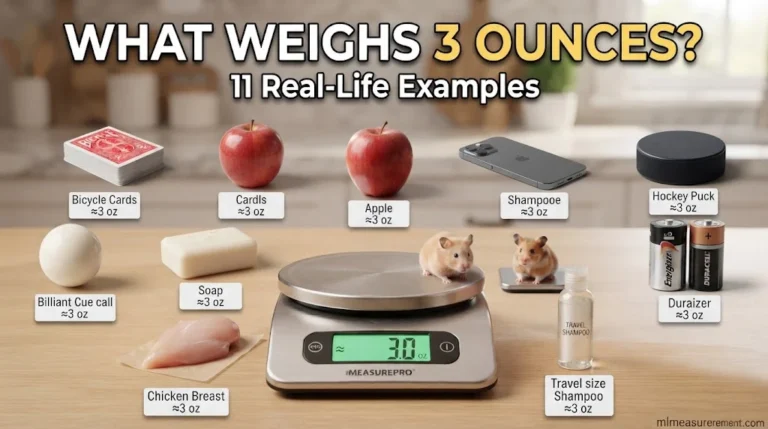 3 Ounces: 11 Real-Life Weight Comparisons You Can Visualize