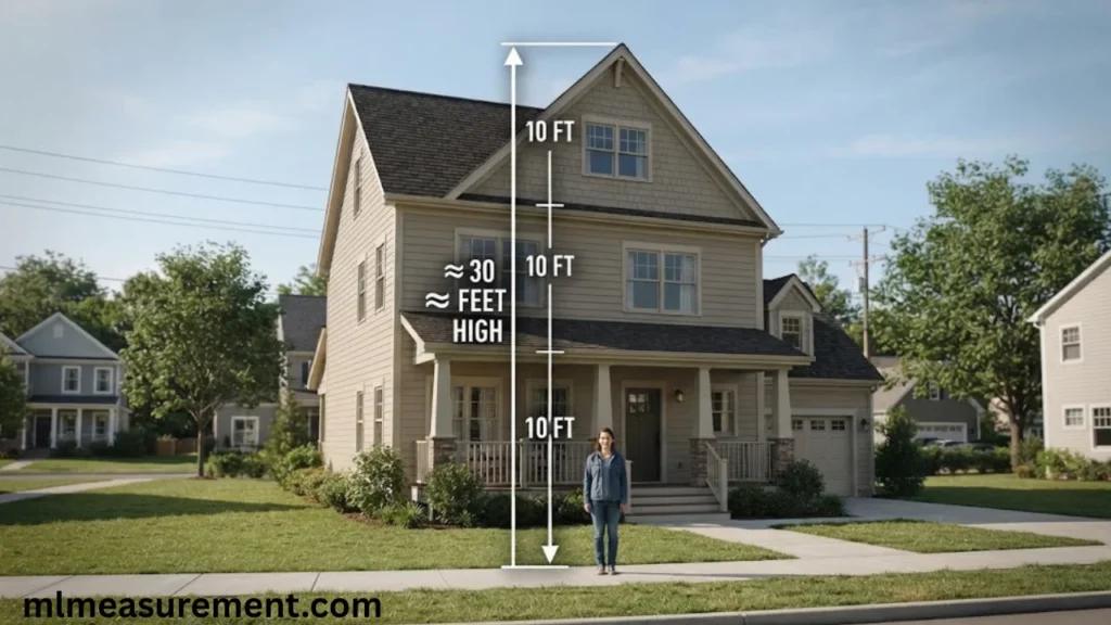30 feet Three-Story Residential Building