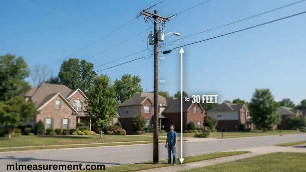 30 feet Utility Pole