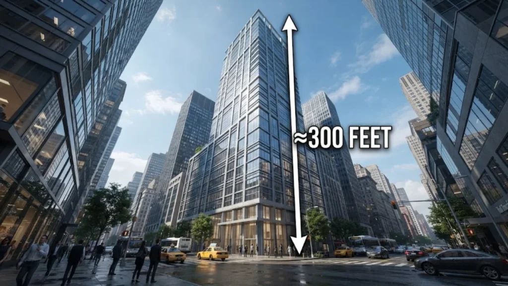 300 feet 30-Story Building