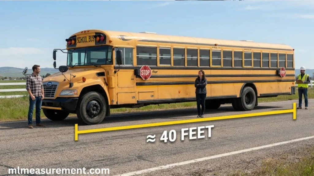 40 feet Large School Bus