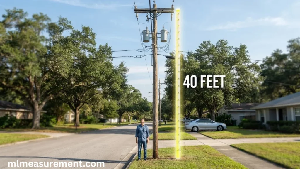 40 feet Telephone Utility Pole