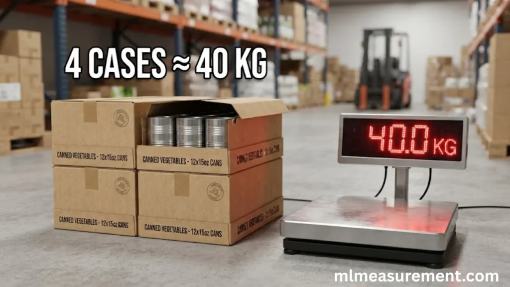40 kg Four Cases of Canned Goods