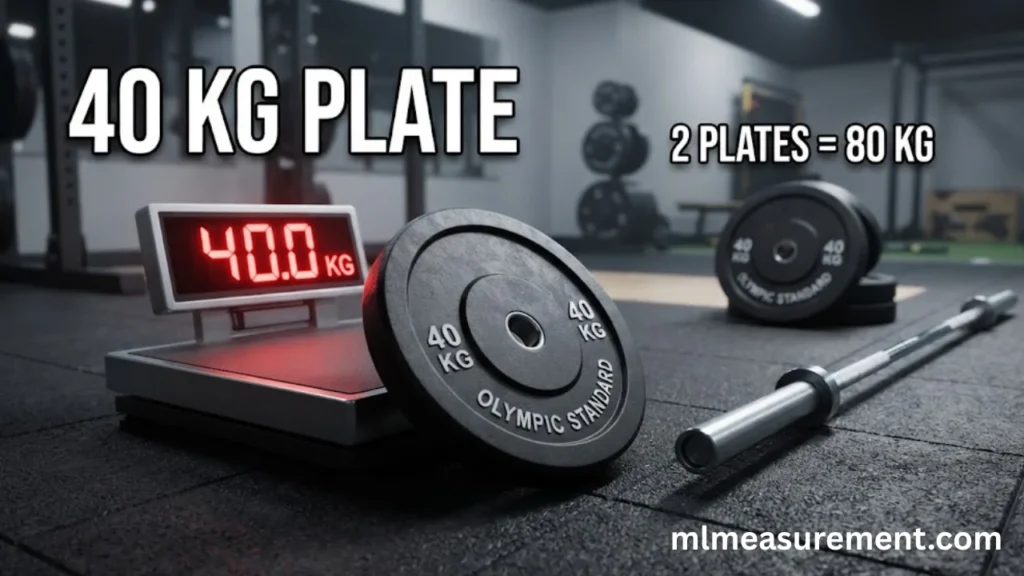 40 kg Olympic Weight Plate (1)