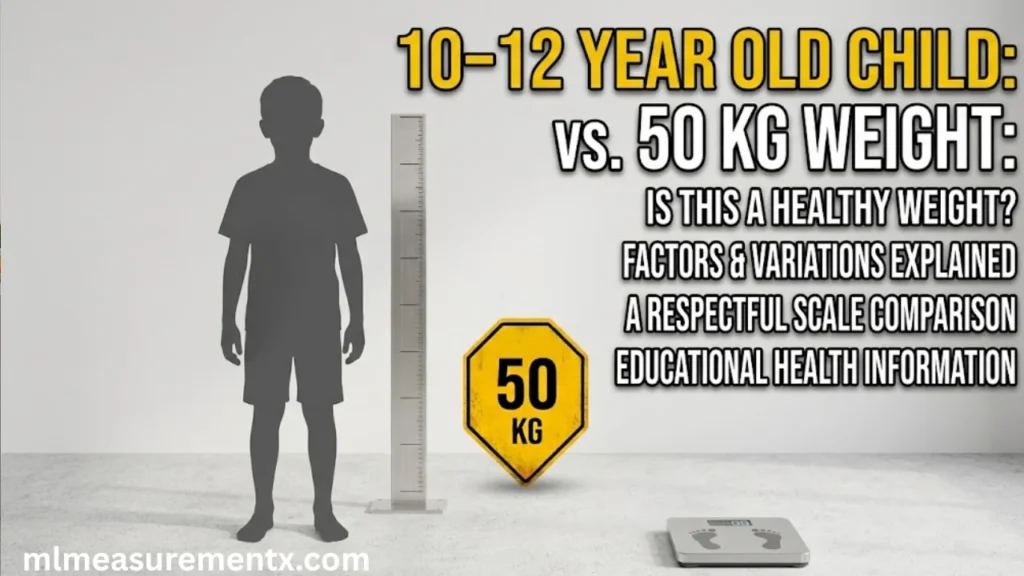 50 KG 10–12 Year Old Child Comparison