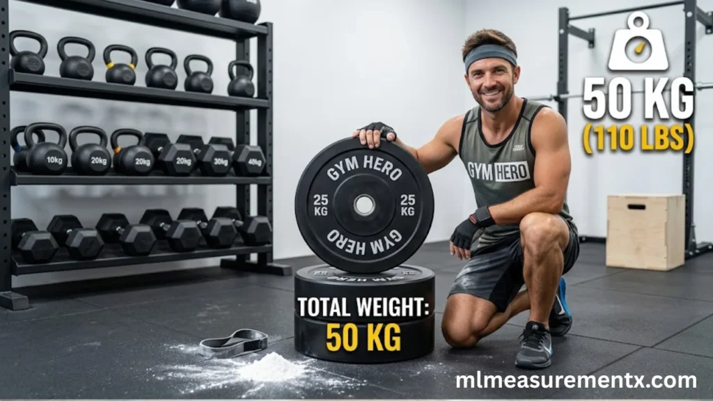 50 KG Two 25 KG Olympic Plates