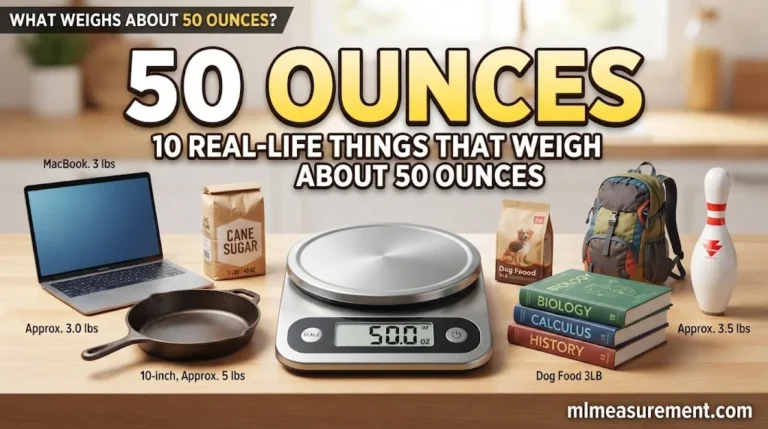 50 Ounces: 10 Real-Life Things That Weigh About 50 Ounces