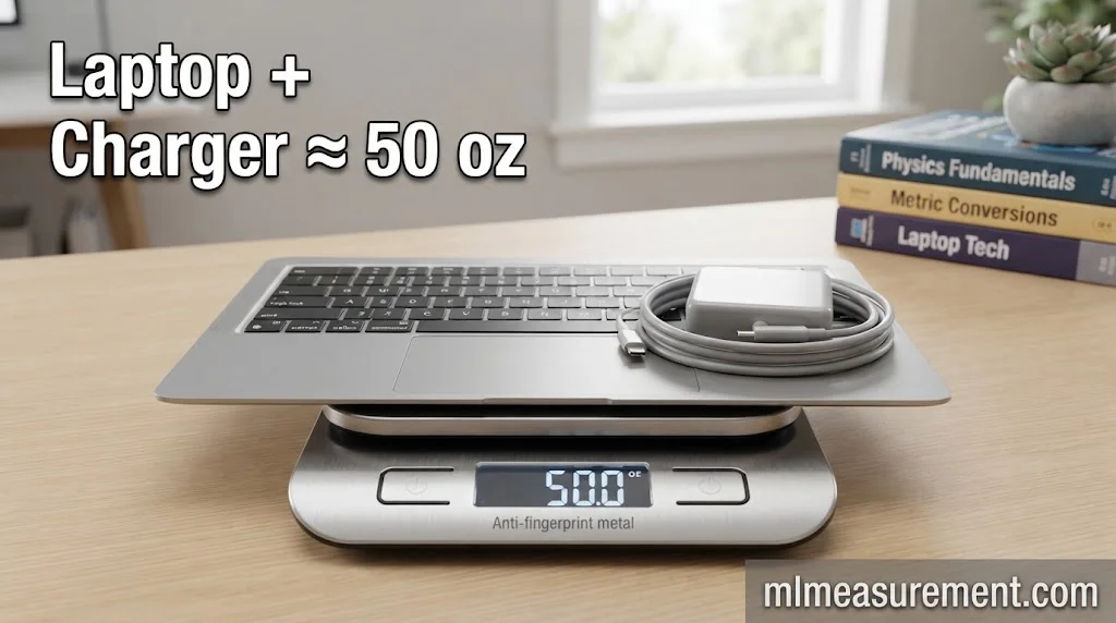 A Laptop With Its Charger