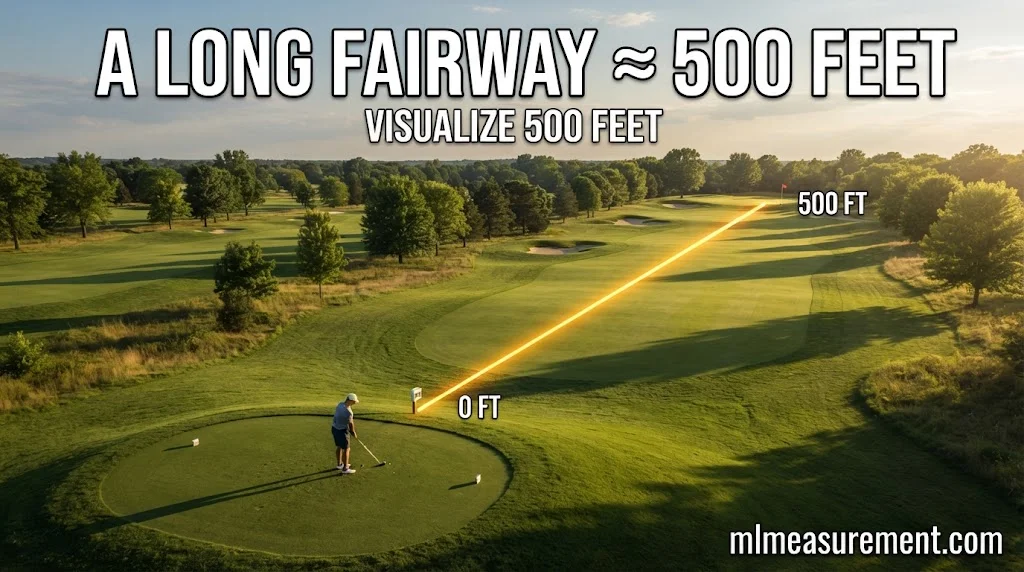 A Long Par-5 Golf Fairway