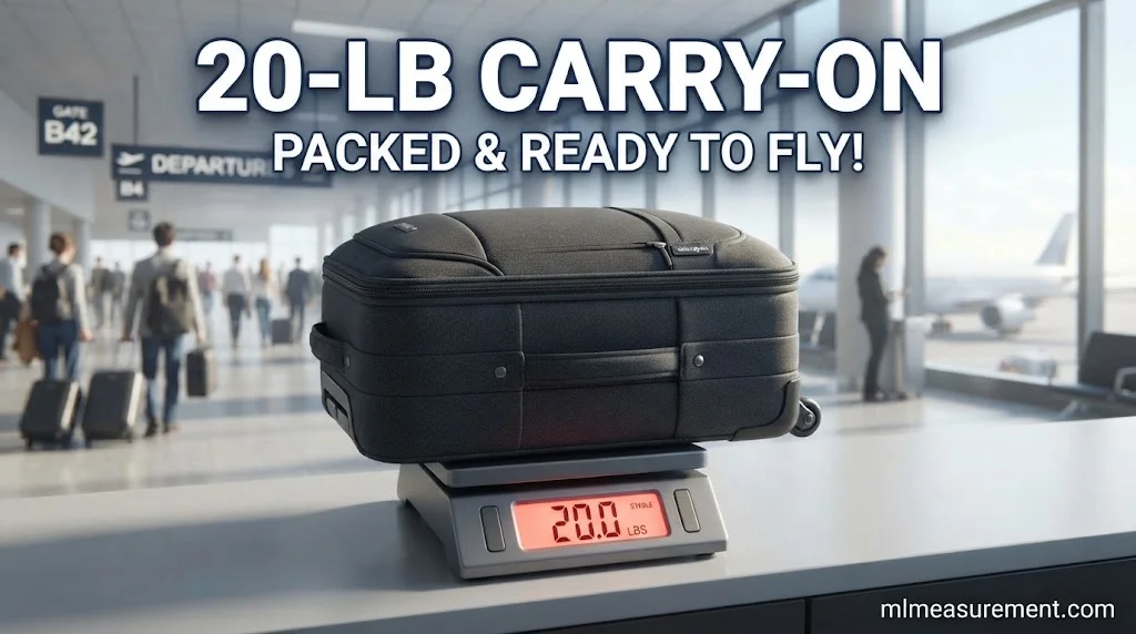 A Packed Carry-On Suitcase