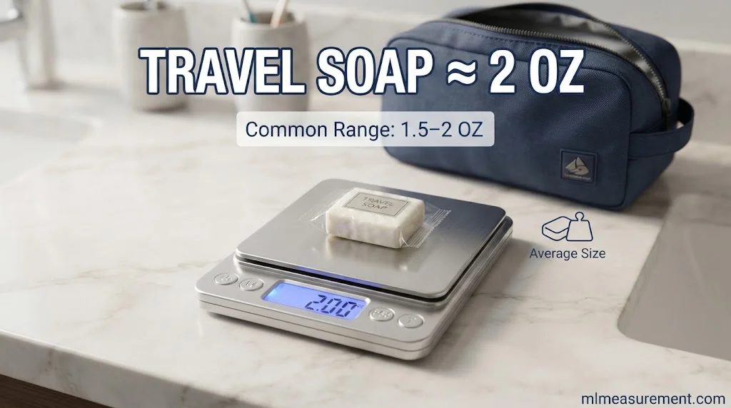 A Small Bar of Travel Soap