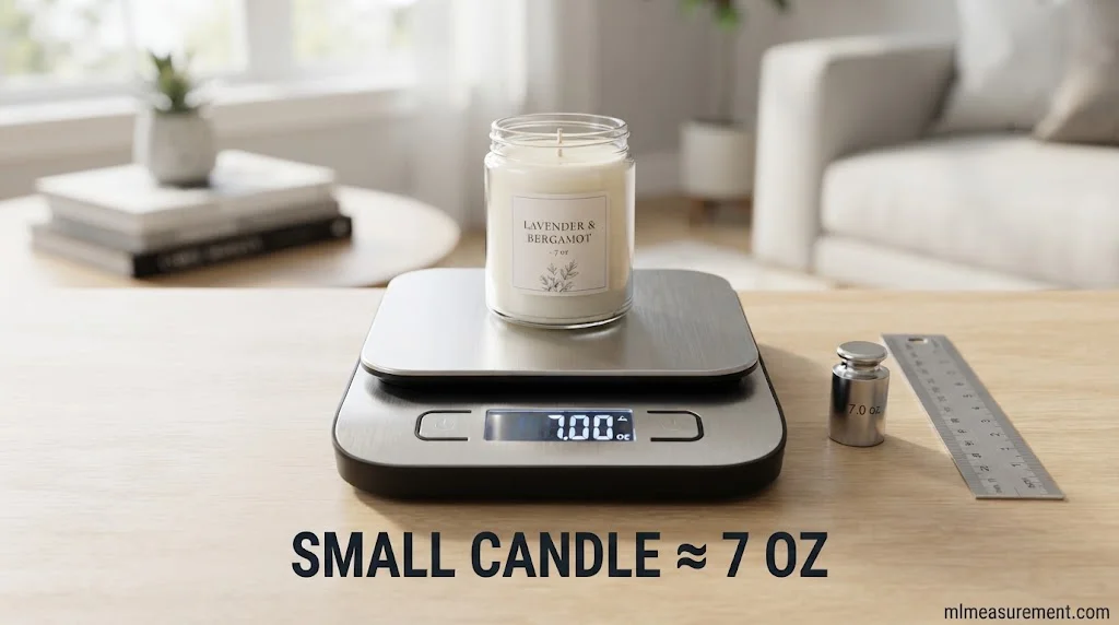A Small Candle in a Glass Jar