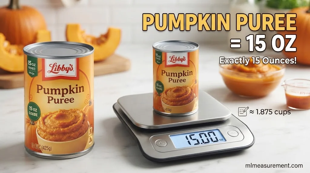Can of Pumpkin Puree