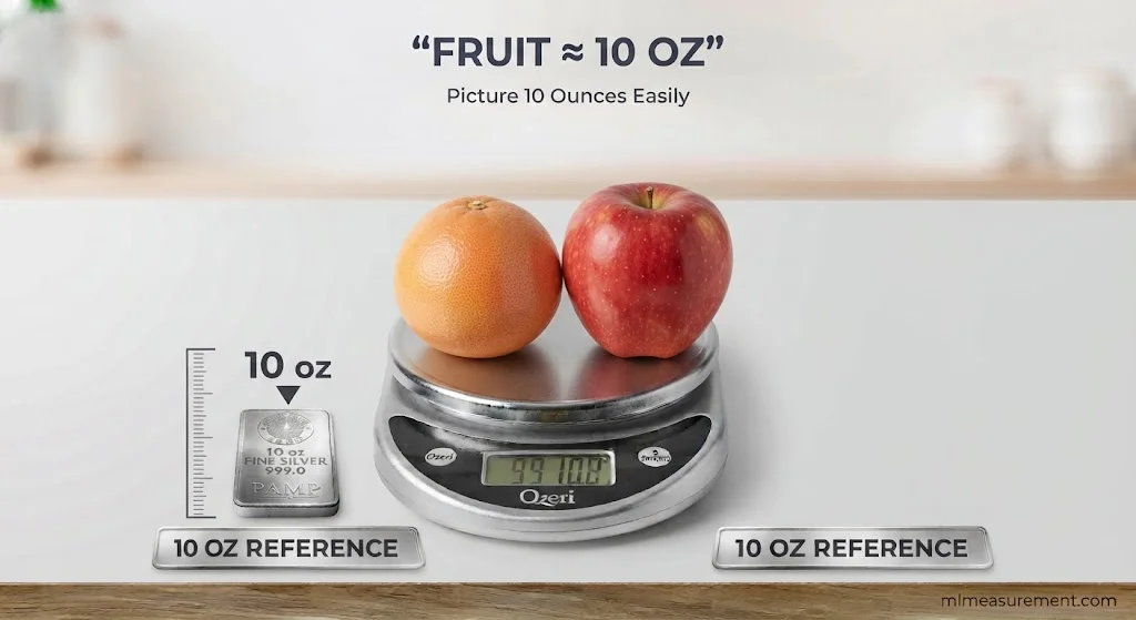 Medium Grapefruit or Large Apple
