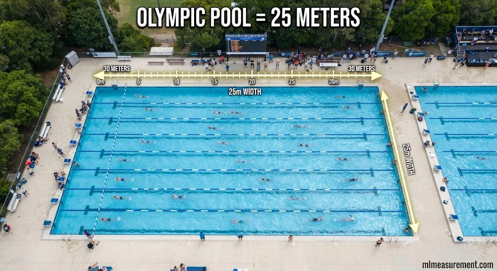 Olympic Swimming Pool Width
