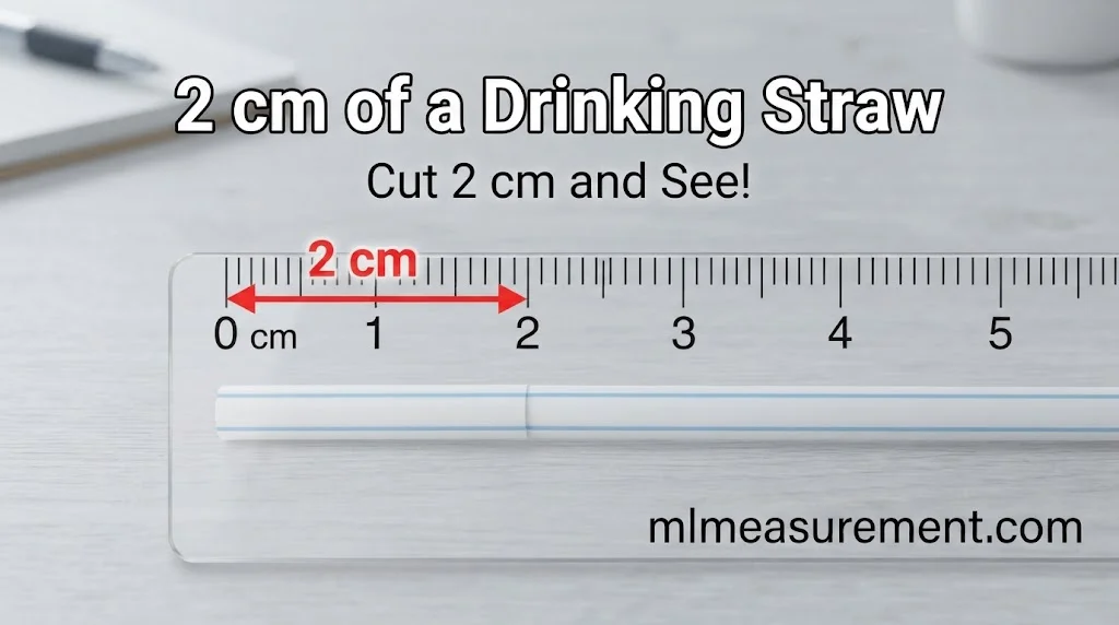 Short Section of Drinking Straw