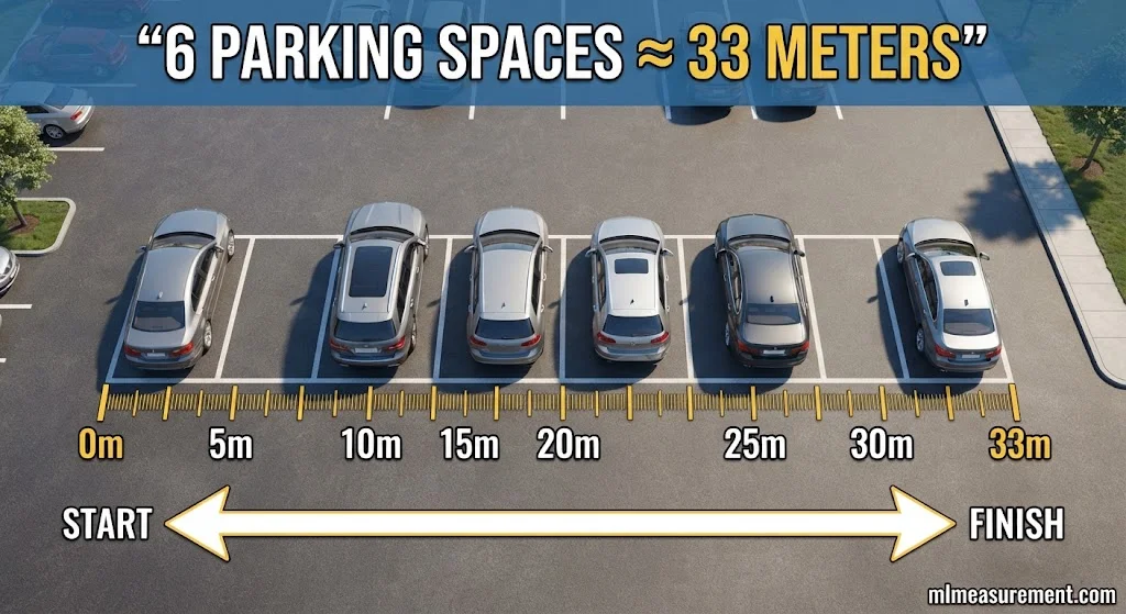 Six Parking Spaces in a Row