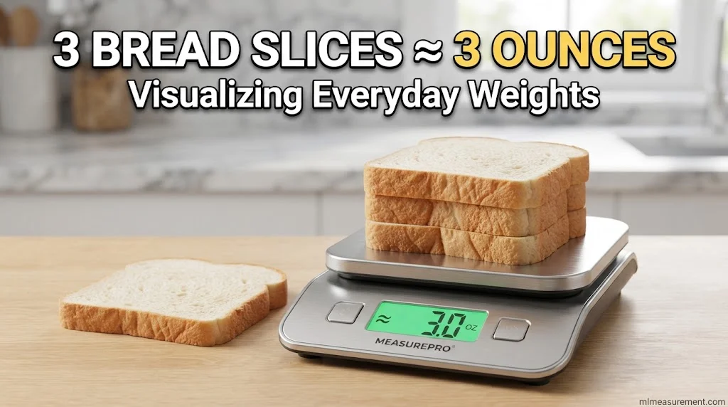 Three Slices of Sandwich Bread