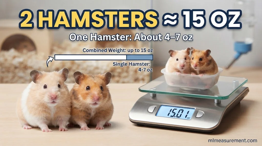 Two Adult Syrian Hamsters