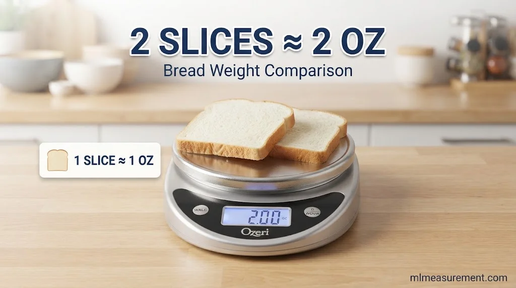Two Slices of Sandwich Bread
