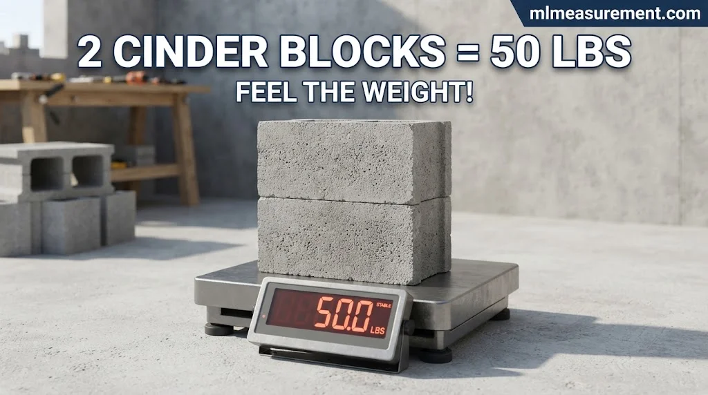 Two Standard Cinder Blocks