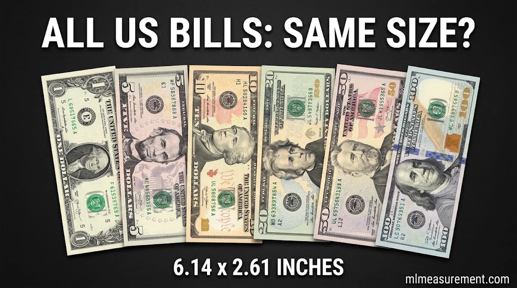Dollar Bill Size: History, Comparisons & Uses