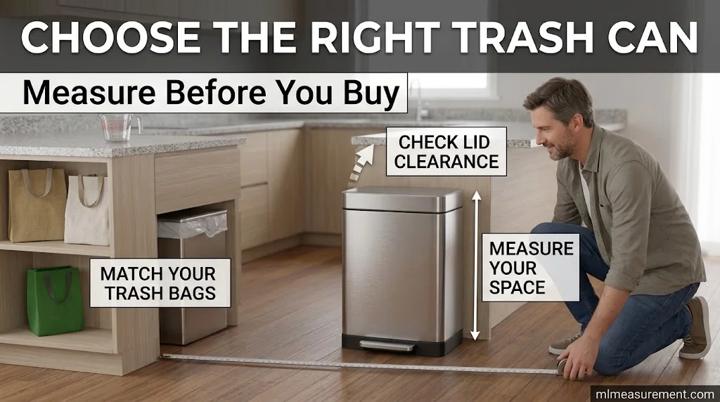 How to Choose the Right Kitchen Trash Can Size