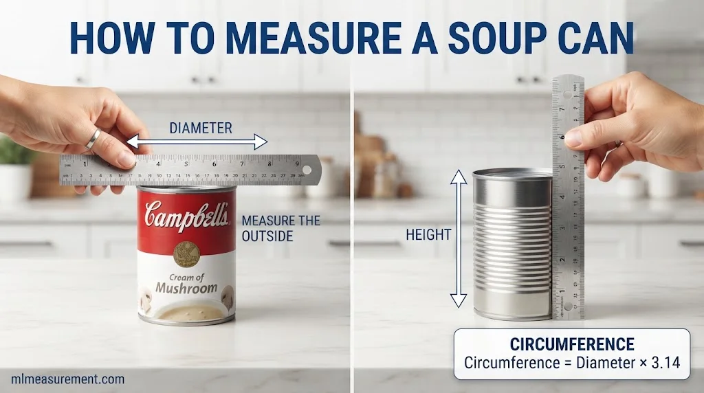 How to Measure and Calculate Soup Can Size