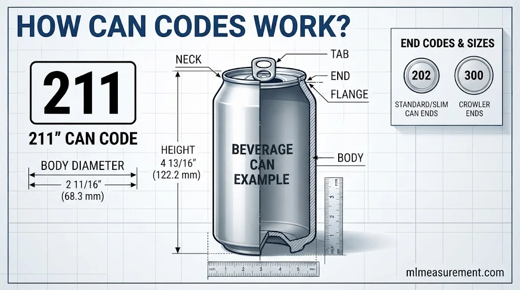 How to Read Aluminum Can Codes, Ends and Sizes