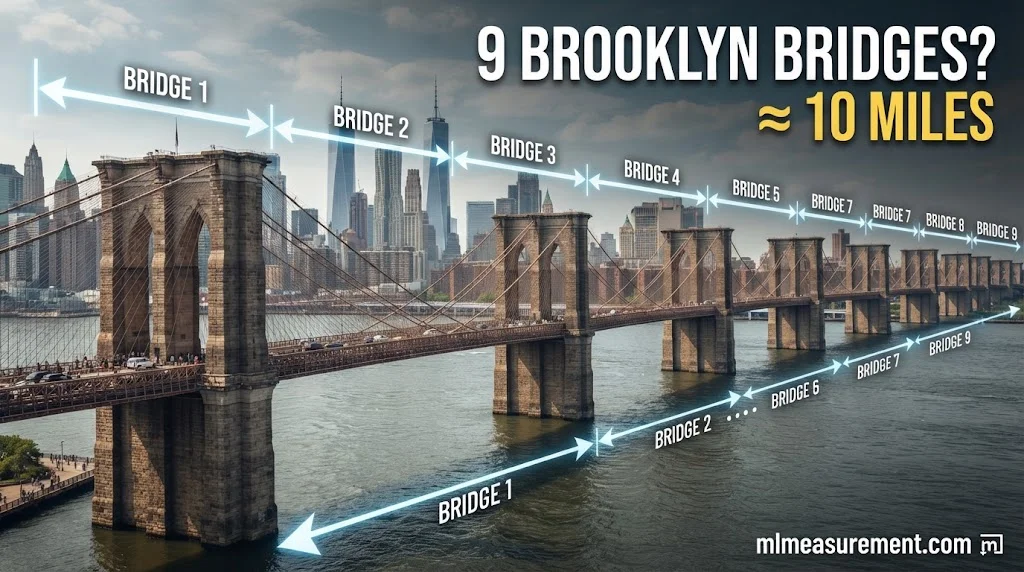 Nearly Nine Brooklyn Bridges