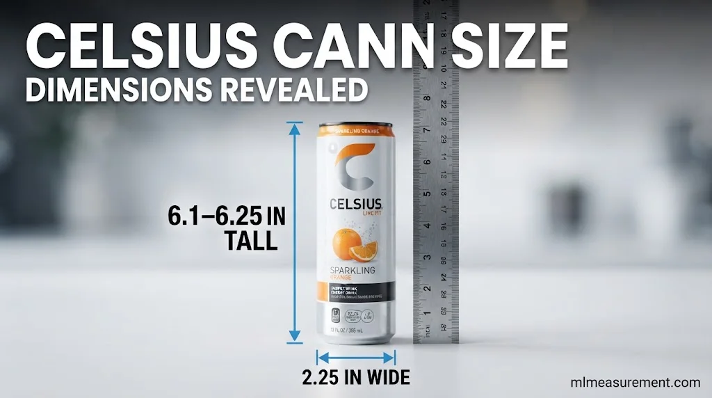 Standard Celsius Can Size: Height, Diameter & Volume